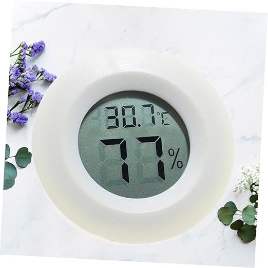 BESPORTBLE Digital Thermometer Hygrometer for Bedroom Reptile Tank Indoor Humidity Celsius Temperature Reptile Terrarium Monitor