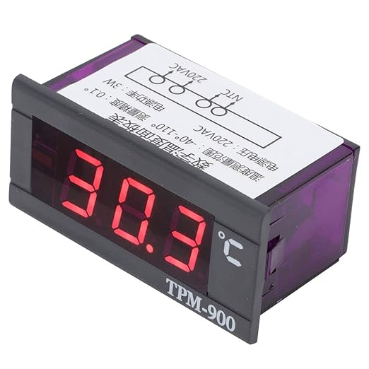 Kikumi Mini LCD Digital Temperature Panel Meter Thermometer Temperature Display -40°C to +110°C