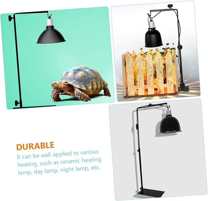 Metal Reptile Lamp Stand Reptile Box Lamp Rack Lightweight Odor for Pet Safety