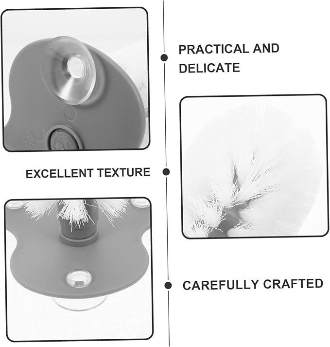 Abaodam Turtle Cleaning Brush Cup for Shell Mud Removal Multi-Functional Turtle Scratcher and Safe Material