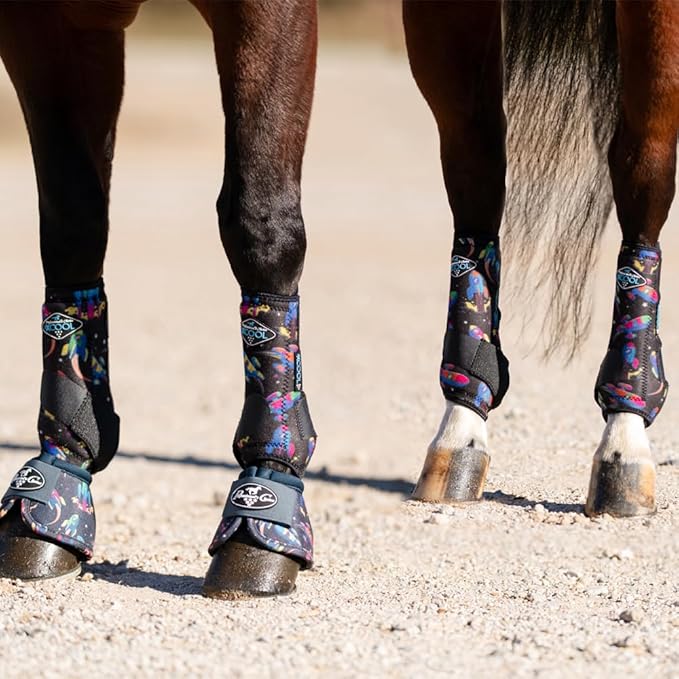 Professional's Choice 2XCOOL Sports Medicine Horse Boots | Protective & Breathable Design for Ultimate Comfort & Durability in Active Horses | Value 4 Pack
