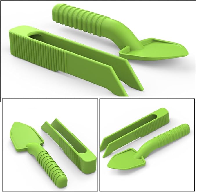 5-Set Reptile Cleaning Tools with Tweezers and Scooper for Litter Removal and Feeding Lizards, Bearded Dragons, Guinea Pigs, and Birds in Terrariums