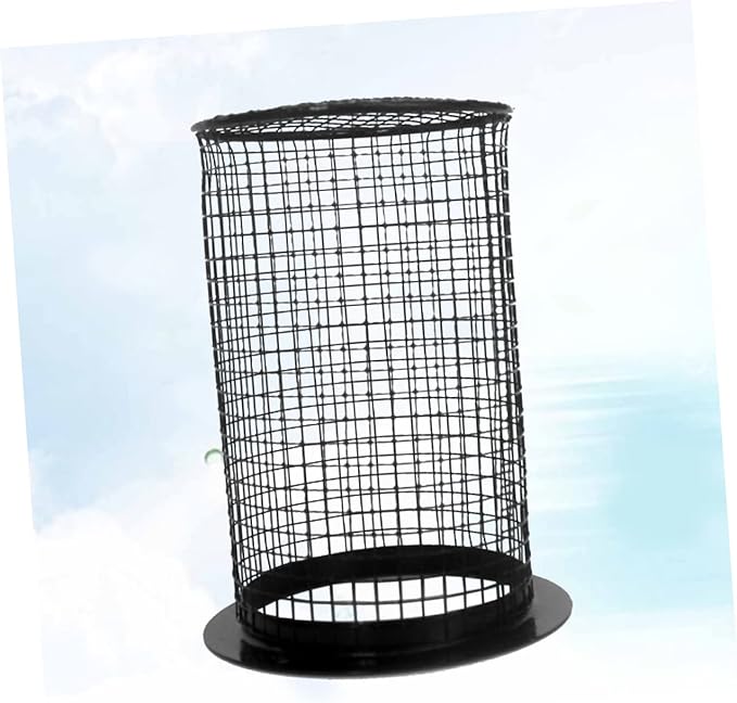 Ciieeo Round Reptile Scald Lamp Cover Small Design for Terrarium Prevents Burns for Snakes Lizards and Turtles
