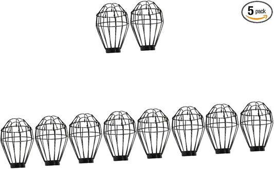 OUNONA 5sets 2pcs Box Reptile Lamp Dome Mesh Cover Insulation Shade for Reptile Tank Heat Lamp Protector Safe Convenient 2pcs*5