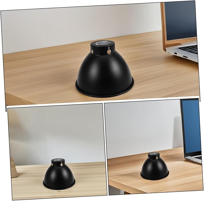 balacoo Reptile Terrarium Heat Lamp Shade Insulation Cover High-Temperature Resistant Lampshade for Reptile Heating Lamp