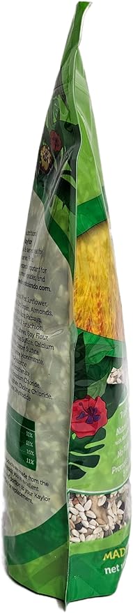 Parrot Bird Food (with Sunflower Seeds), 4 lbs Bag - Seed Mix for a Variety of Parrots