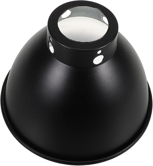 SUPVOX Reflective Light Shade for Terrariums Metal Heat Lamp Cap Sturdy Construction Multibulb Compatibility Easy Assembly for Reptile Habitat Lighting