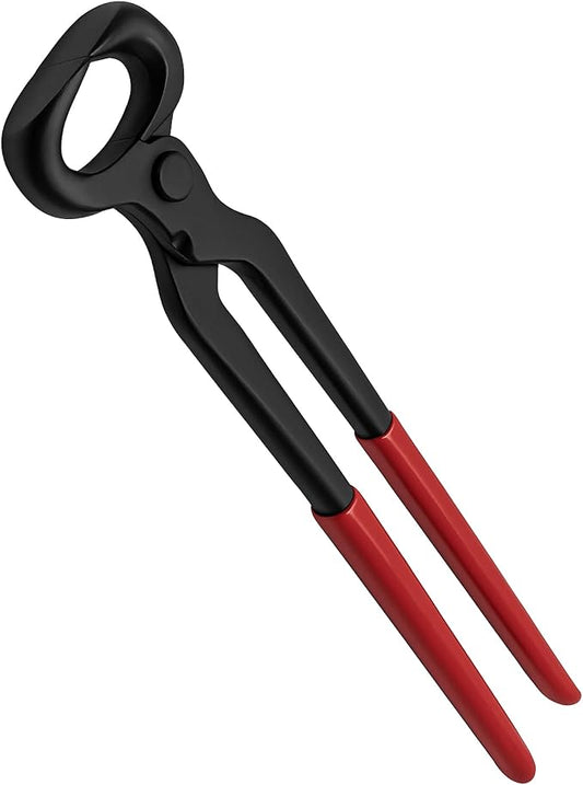 12" Vinyl Hoof Nipper, Carbon Steel & Chrome Vanadium Farrier Tool for Horses – Durable, Sharp & Rust-Resistant.
