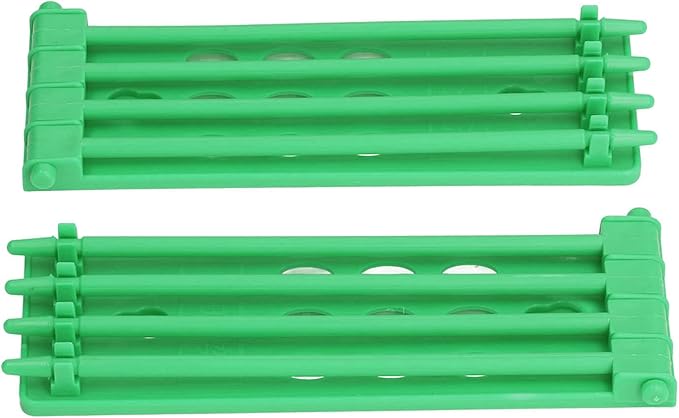 Atyhao 4Pcs Bird Leg Rings Stand, Plastic Pigeons Foot Rings Holder Bird Training Frame Pigeons Supplier Homing Pigeons Accessory(Green)