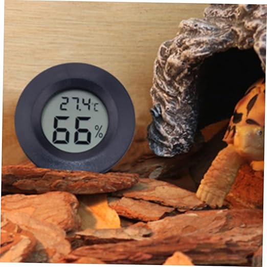 Toddmomy 7pcs Bearded Dragon Tank Accessories Electronic Mini Thermohygrometer Digital Humidity Temperature Gauge