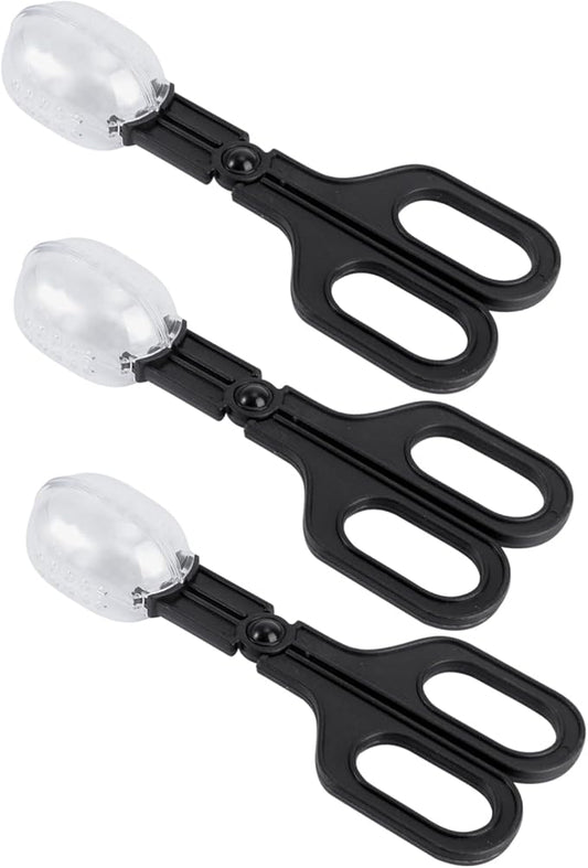 Kisangel 3Pcs Reptile Feeding Clip Flexible Insect Feeding Cleaning Tool for Crickets for Lizard Reptile Care