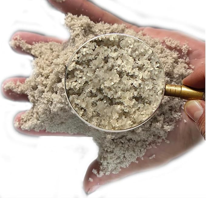 3 Pounds Natural Decorative Real Sand for use in Crafts, Decor, Vase Filler and More | Natural and Non-Toxic, Fun Wet and Dry Indoor and Outdoor, Sandbox, Therapy, and Table Use. W/Container.
