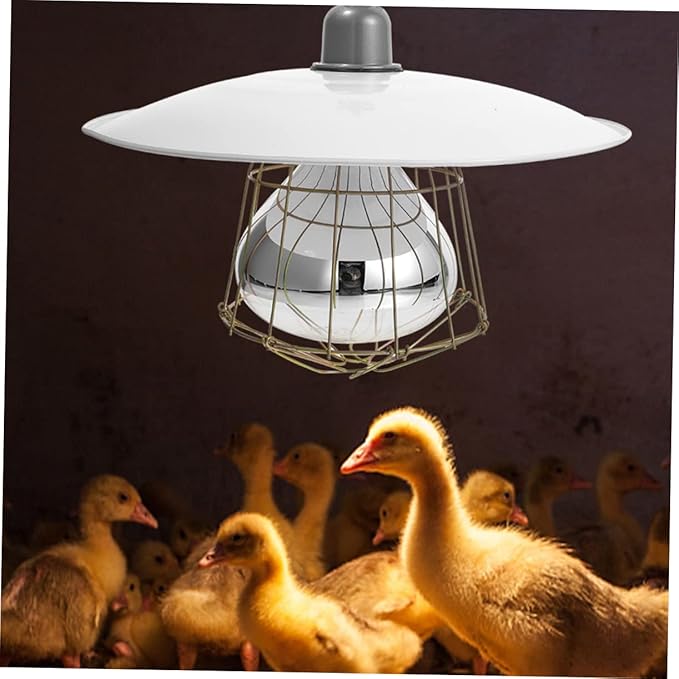 Abaodam Brooding Heat Preservation Lamp Pet Heating Lamp for Poultry Livestock Reptiles Easy to Install for Breeding Warmth