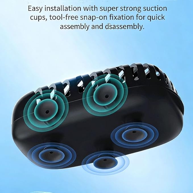 2pcs Turtle Tank Collector,Toilet Keep Tank Cleaning with Suction Cups Reptile Waste Container for Breeding Box Small Animals (2pcs Black)