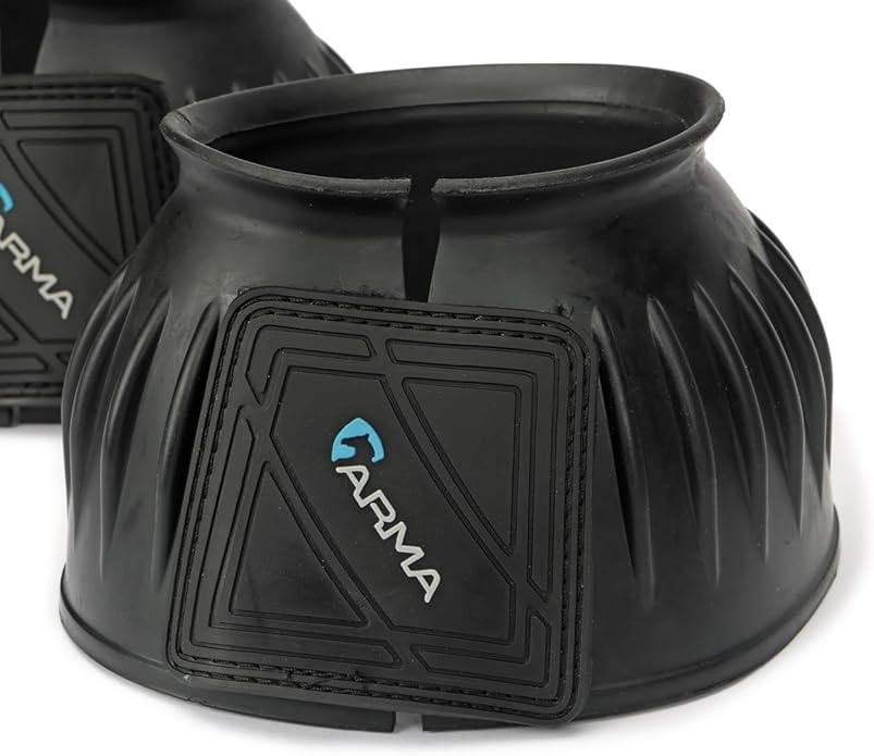 Shires Arma Overreach Bell Boots: Protect Your Horse's Hooves in Style Baby Blue/Pony