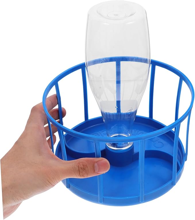 TOYANDONA Reptile Dish Water Tray Auto Feeder Reptile Tortoise Water Bowl Reservoir Leak Design