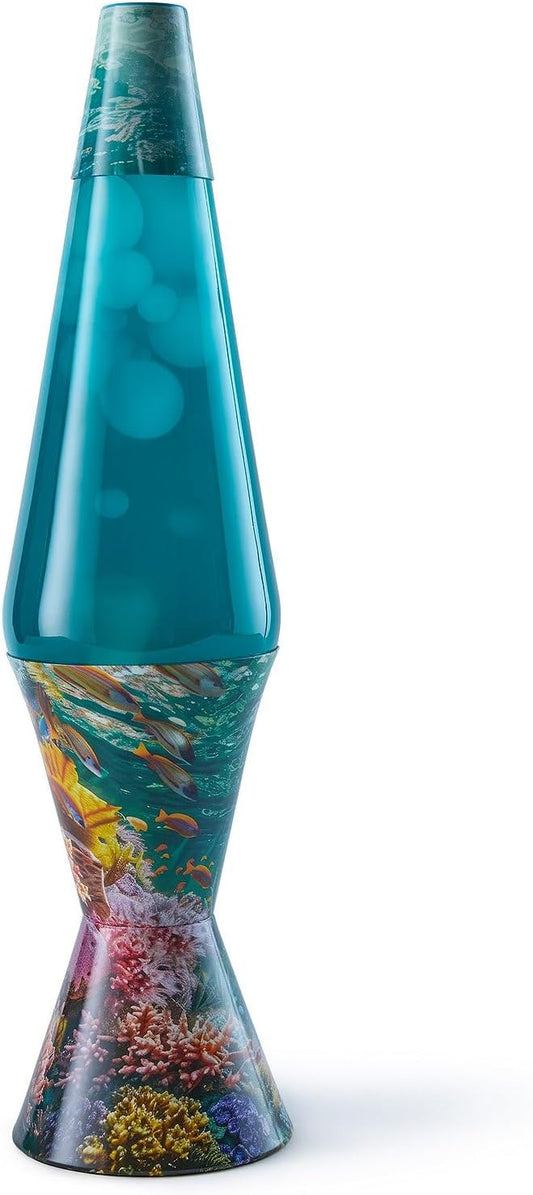Spencer Gifts Lava® Lamp - 17" Coral Reef - The Original Motion Lamp - White