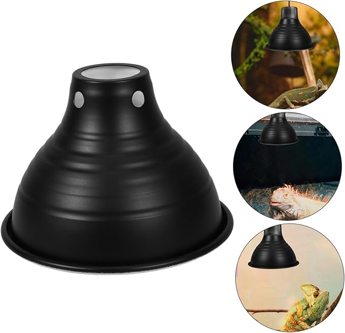 Alipis Reptile Habitat Lighting Shade Heat Lamp Fixture Protector Material Utilization