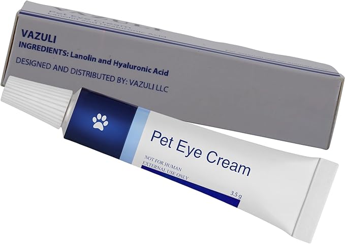 VAZULI Pet Eye Cream for Dogs, Cats, Cattle, Sheep, Horses, Birds and Puppies, Kittens - 1 Pack