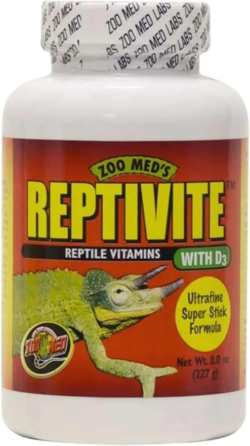 Zoo Med Reptivite Reptile Vitamins with D3 8 oz - Pack of 10