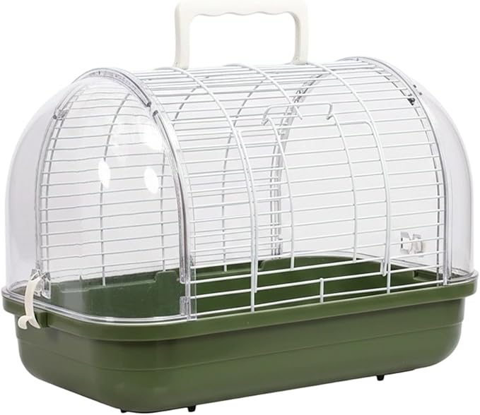 Genérico Portable Bird Cage – Stylish Bird Carrier with Portable, Carry Handle Parakeets, Lovebirds, Goldfinches and Nymphs | Multipurpose Outdoor Indoor Utility Premium