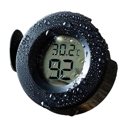 Garneck Reptile Thermometer Digital Hygrometer for Greenhouse Aquarium Babyroom Humidity Gauge Temperature
