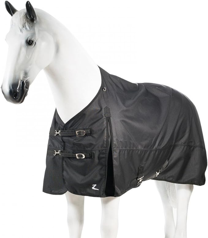HORZE Nevada 1200D Waterproof Turnout Sheet - Black - Size: 57