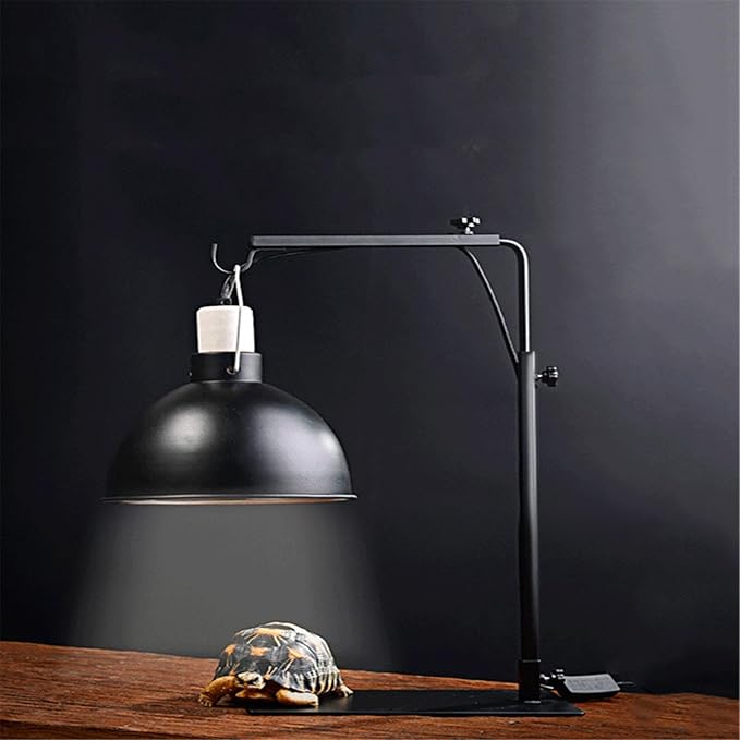 Reptile Light Fixture Holder - Reptile Heat Lamp Stand, Heat Lamp Holder | Desk Light Stand for Use with Reptiles Illumination Device Fixtures and Terrariums, Reptiles, Amphibians, Small Animals