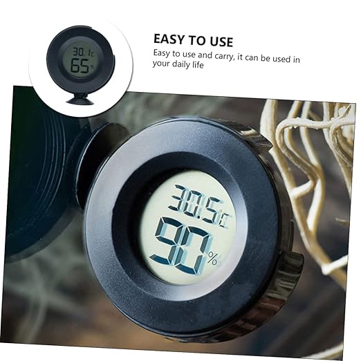 Garneck Reptile Thermometer Digital Hygrometer for Greenhouse Aquarium Babyroom Humidity Gauge Temperature