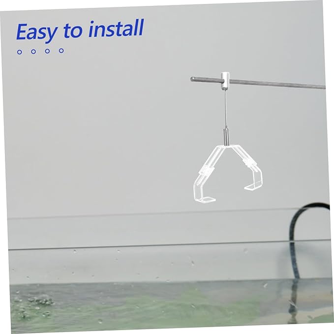 BESPORTBLE 2pcs Aquarium Lamp Clip Holder Light Fixing Claw for Fish Tank Terrarium Durable Support for Reptile Heating Lights Easy to Install Locking Mechanism