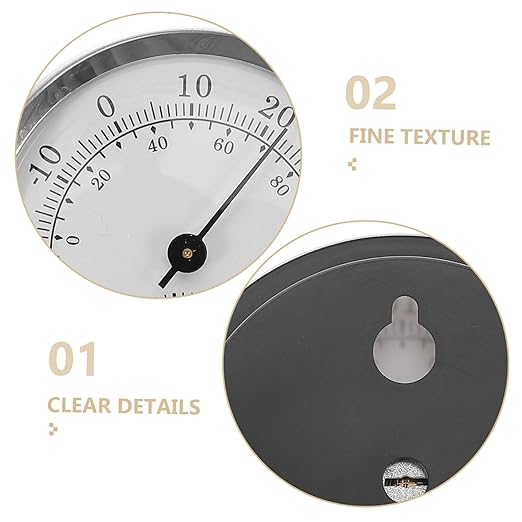 Abaodam Accurate Digital Hygrometer Plastic Temperature Humidity Reader for Homes Offices Greenhouses and Vehicles with Easy to Read Display and Durable Design