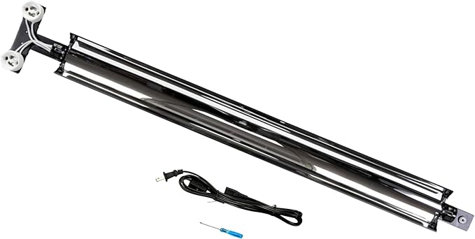 CAROLINACUSTOMCAGES T5HO Double 22” UVB Reptile Light Fixture 24w, Bearded Dragon and Reptile Terrarium Light Fixture