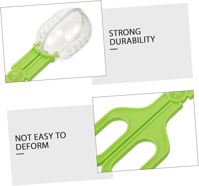 YARNOW Aquarium Cleaning Clip Reptile Feeding Tool Plastic Scoop for Terrarium Maintenance