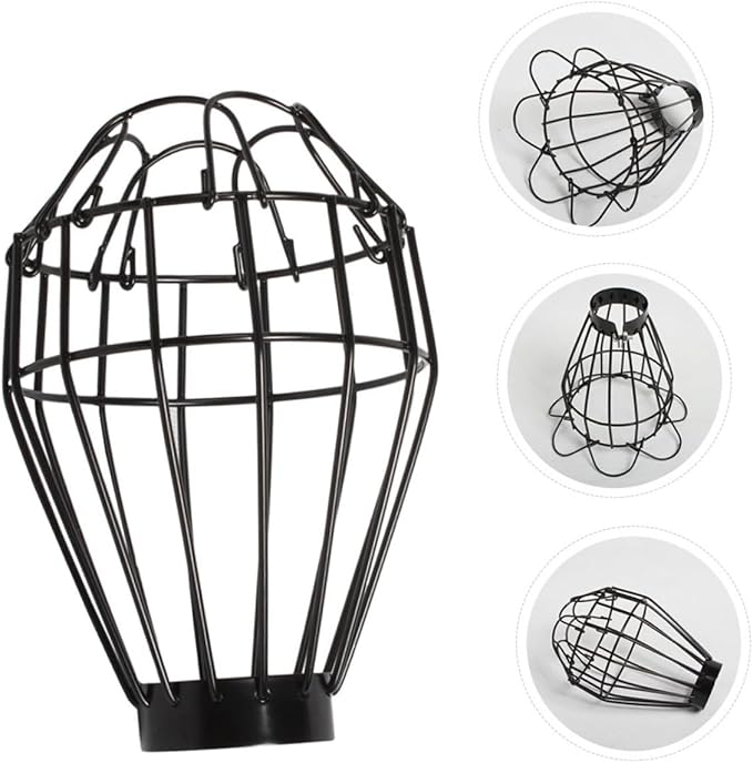 6pcs Reptile Lamp Covers Heating Lamp Mesh Shade Safe Bulb Guard for Terrarium and Reptile Cages Easy to Install and Design