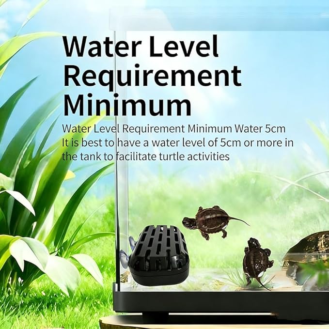 2pcs Turtle Tank Collector,Toilet Keep Tank Cleaning with Suction Cups Reptile Waste Container for Breeding Box Small Animals (2pcs Black)