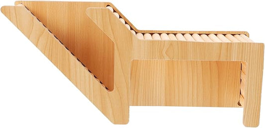 KESYOO Hamster Wooden Hideout Tunnel Durable Squirrel House for Guinea Pigs Multifunctional Pet Cage with Fine Structure for Endless Entertainment Small Animal Habitat