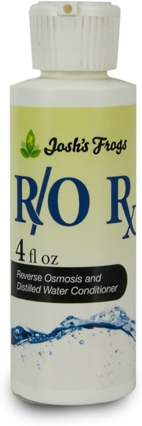 Josh's Frogs R/O Rx (4 oz) - Reptile & Amphibian Care - Drinking Water - 0.3 pounds