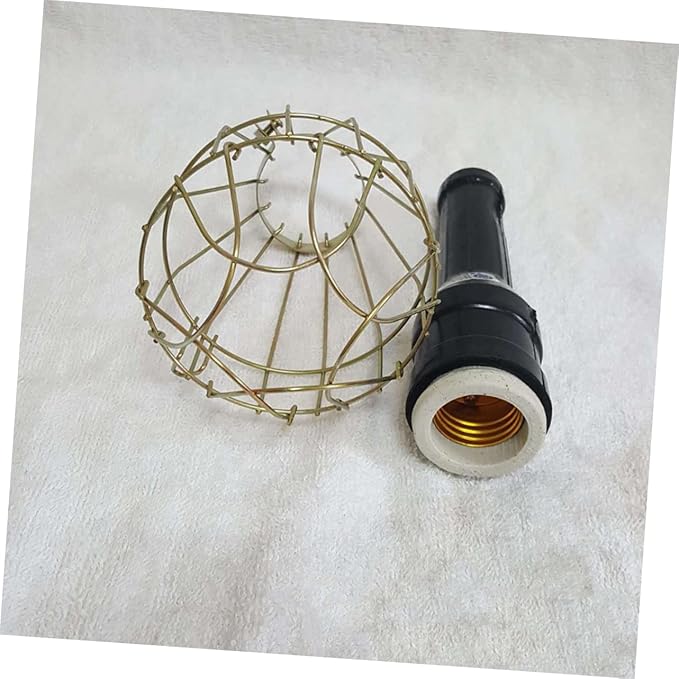 VICASKY Reptile Heater Guard Scald Heating Lamp Protector Mesh Cover for Safe Use Heating Bulbs and Lampshades for Reptile Habitats 3-Piece Set