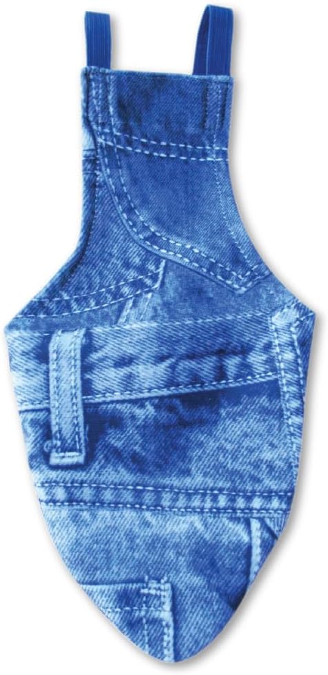 Avian Fashions FeatherWear FlightSuit Jumbo(13) Bird Diaper in Denim Print
