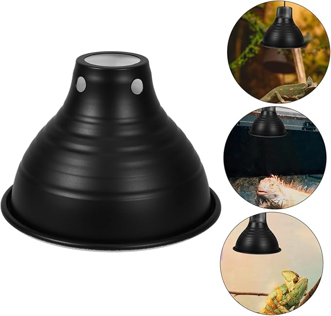 Ciieeo Reptile Heat Lamp Cover Turtle Tank Accessory Basking Light for Reptiles