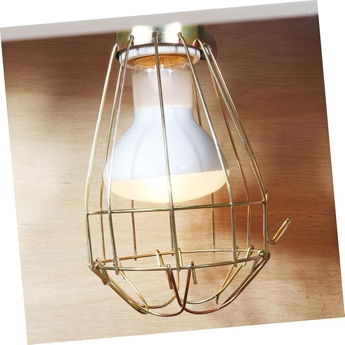 Happyyami Reptile Tank Heat Lamp Cover Pet Lampshade for Leopard Gecko Turtle Tarantula Reptile Supplies