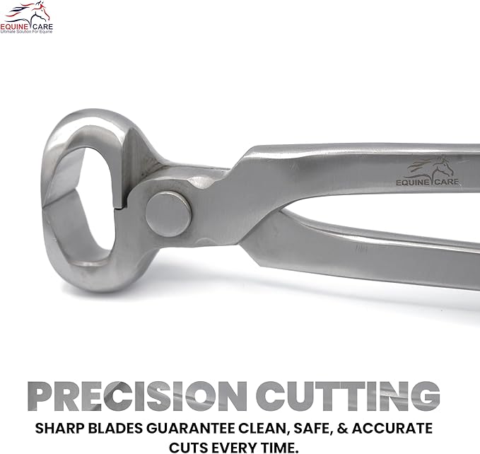 Equine Care Hoof Nippers – Professional Farrier Tools | Chrome Vanadium Steel Hoof Trimmers, Hoof Cutters & Hoof Clippers 12" for Horses, Ponies, Foals, Donkeys & Livestock (12″ Hoof Nipper)
