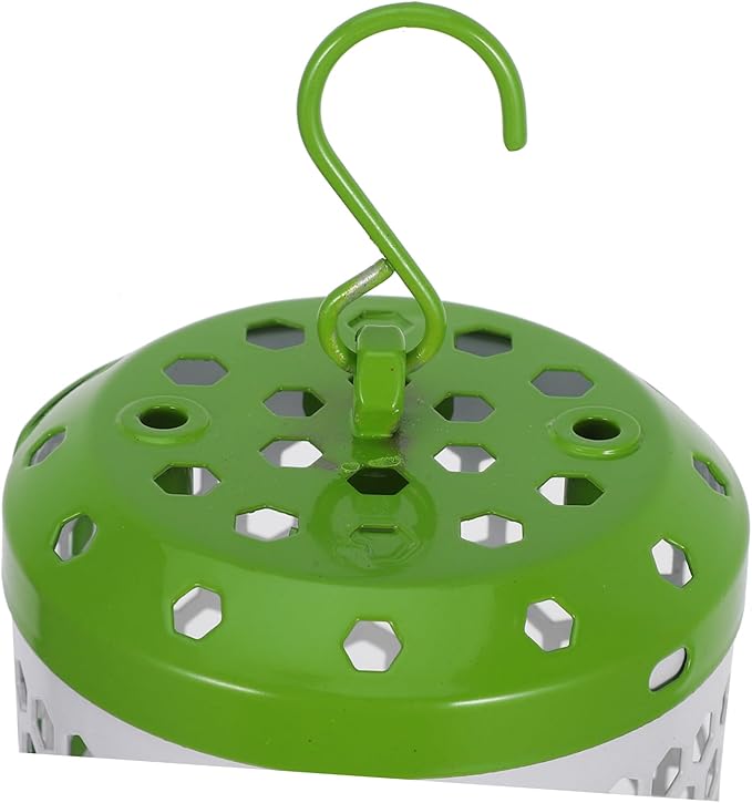 Mikikit Adjustable Ceramic Lamp Guard for Reptiles Emitter Holder Mesh Cage for Turtles Lizards and Birds High-Temperature Design