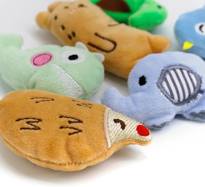 Cat Toys, Interactive Cats Toy for Indoor Cats, Soft and Durable Crinkle Sound Catnip Toys, Catnip Filled Mouse Cat Teething Chew Toy (Pack of 6) - Image 6