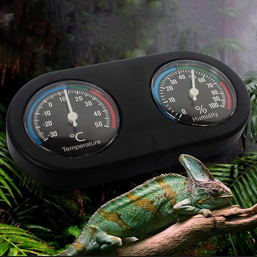 Terrariums Hygrometer Hygrothermograph Terrariums Temperature Humidity Gauges for Tortoises Reptiles