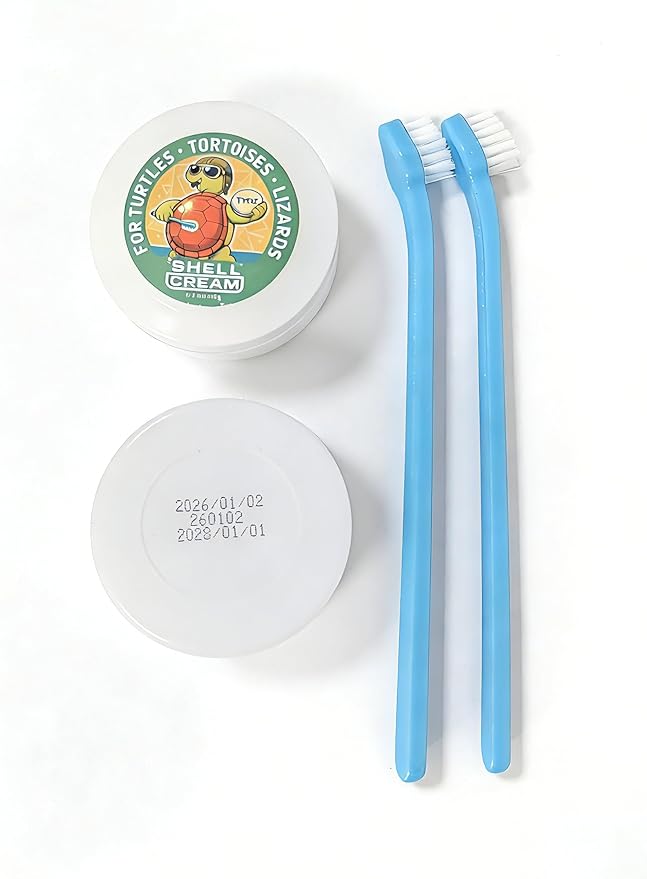 2Pcs Turtle Shell Balm, Reptile Shell Care Conditioner Moisturizer for Tortoise Lizard Reptiles, Essential Turtle Accessories, Skin Relief & Dryness Prevention for Tortoise, Lizard & All Reptiles