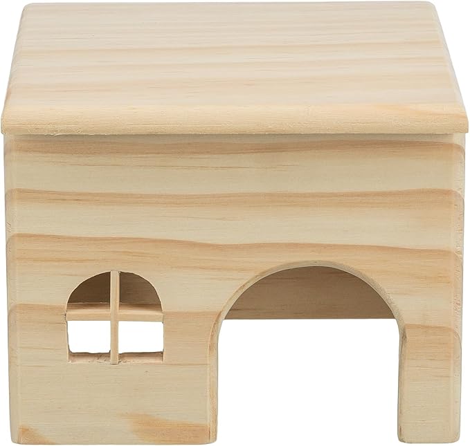 Trixie Wooden House for Hamsters, 15 x 12 x 15 cm
