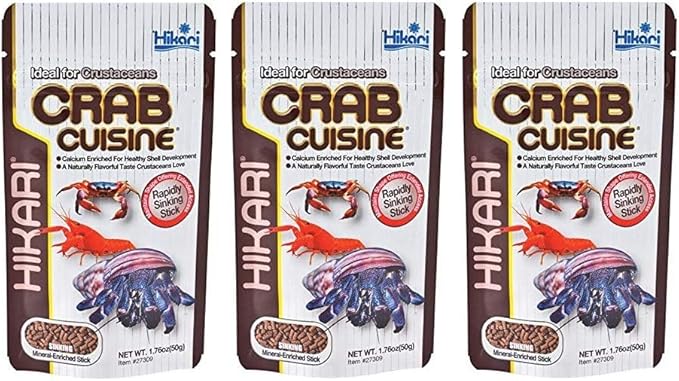 Cibo per granchi, 50 ml, set da 3Q