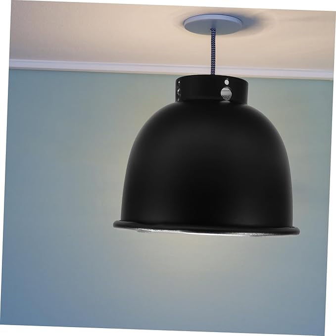 Reflective Heat Lamp Cap for Terrarium Durable Metal Cover for Optimal Heat Distribution and Versatile Bulb Compatibility