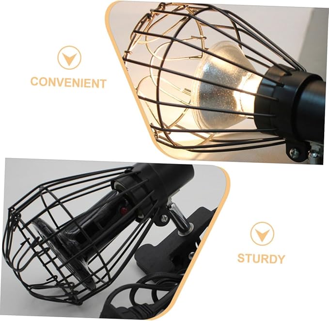OUNONA 8pcs Terrarium Heat Lamp Cover Reptile Habitat Lighting Mesh Scald Shield Lampshade for Reptiles